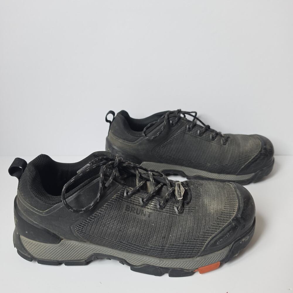 Brunt Ryng Low Shoes Mens Size 9.5 Black Work Safety Toe ASTM F2413-18 EH